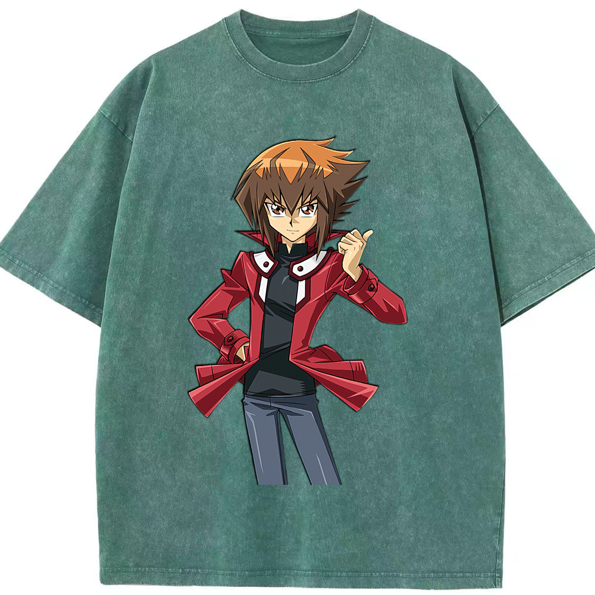 （画像用） 遊☆戯☆王 Yu-Gi-Oh! 綿100% ヴィンテージ風 半袖Tシャツ（フロントプリント）